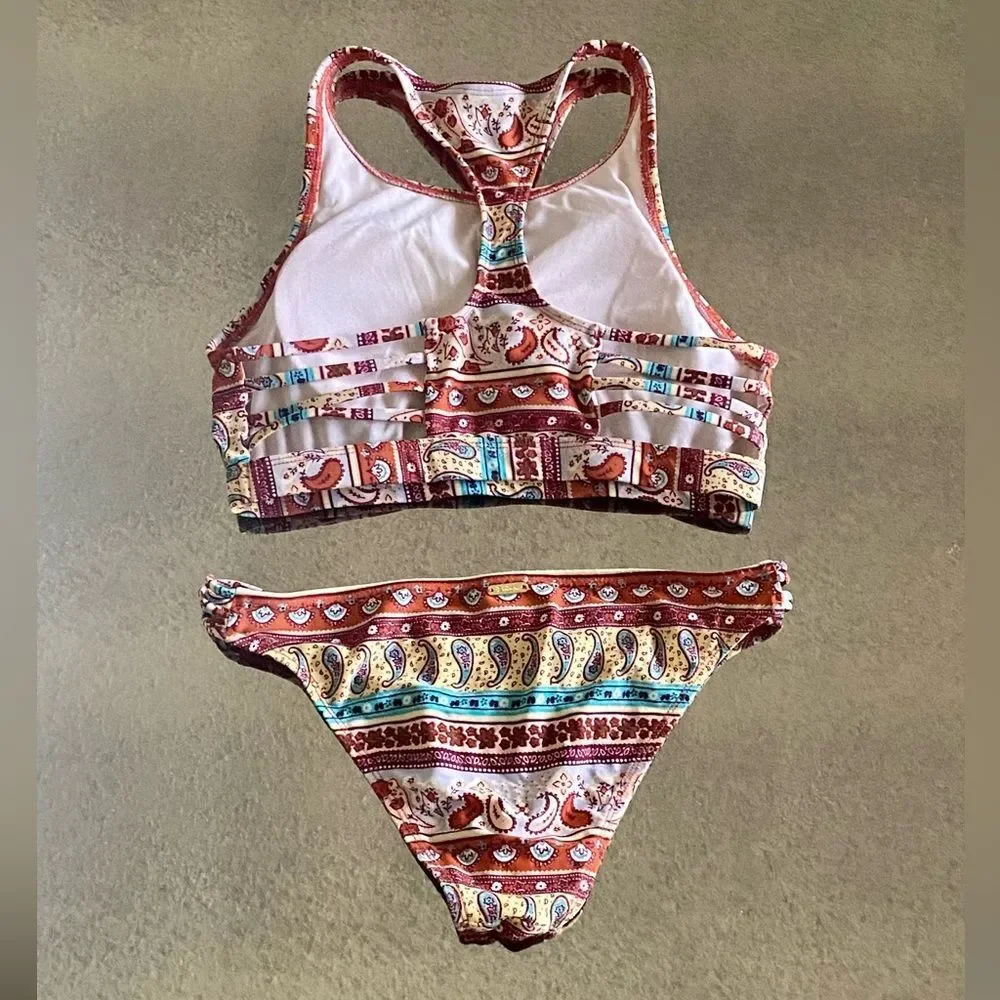 Eidon Hippie Boho Print 2-piece Swimsuit